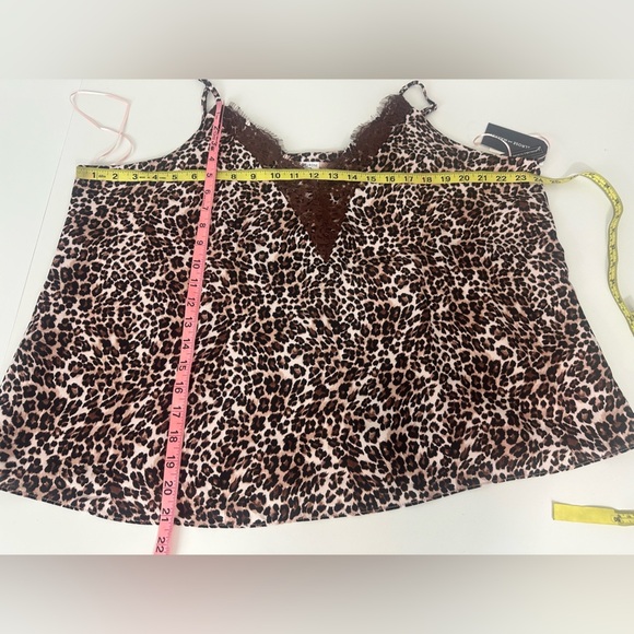 NWT Melrose & Market Womens Tank Top Plus Sz 2X Brown Lace Animal Print - Picture 7 of 7